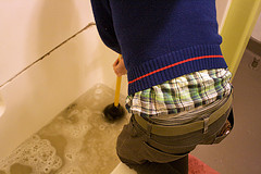 bathtubplunger Bathtub or toilet clogged? Grab a plunger!