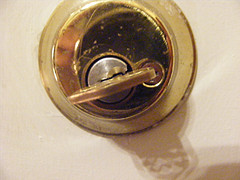 Deadbolt with Key.